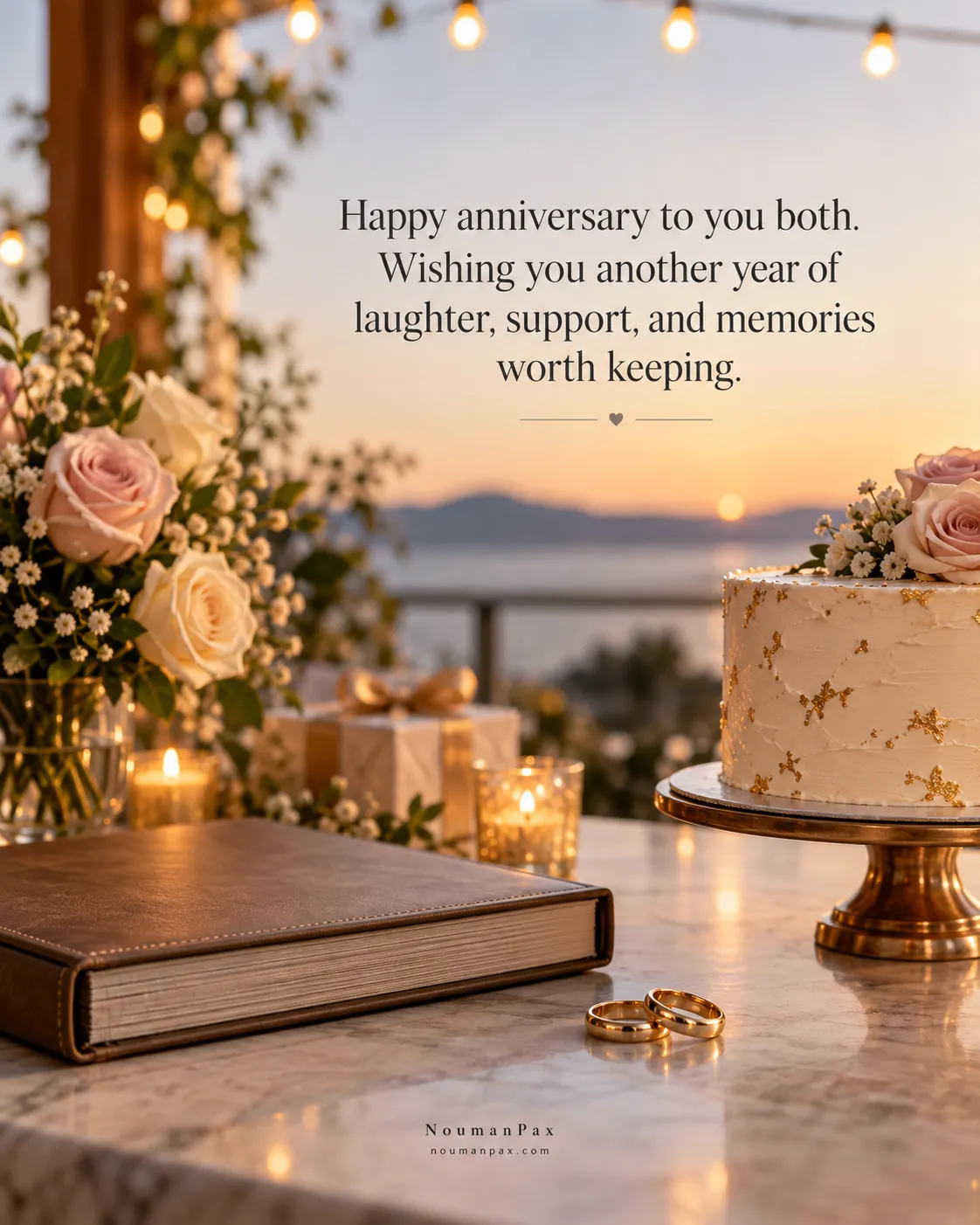 Happy anniversary to you both. Wishing you another year of laughter, support, and memories worth keeping.