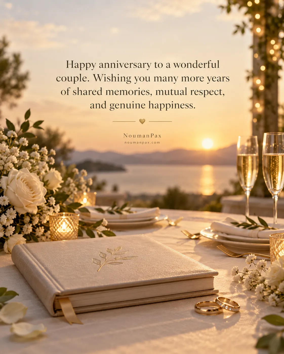 Happy anniversary to a wonderful couple. Wishing you many more years of shared memories, mutual respect, and genuine happiness.
