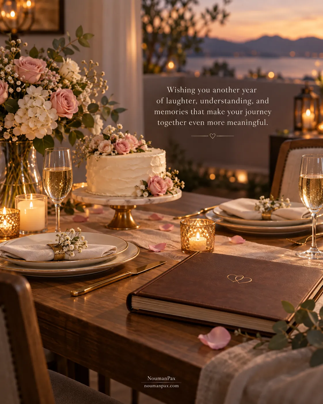 Wishing you another year of laughter, understanding, and memories that make your journey together even more meaningful.
