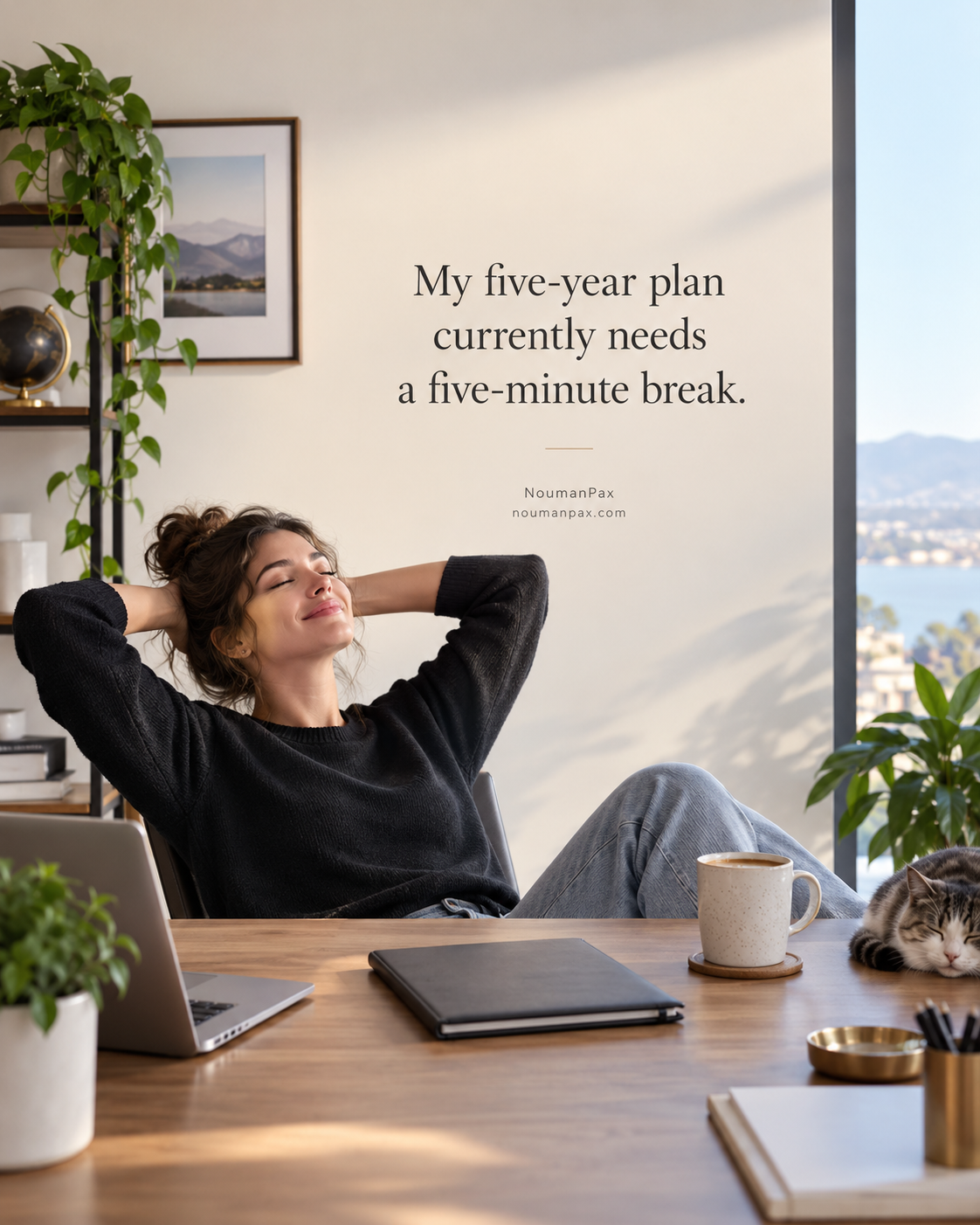 My five-year plan currently needs a five-minute break.