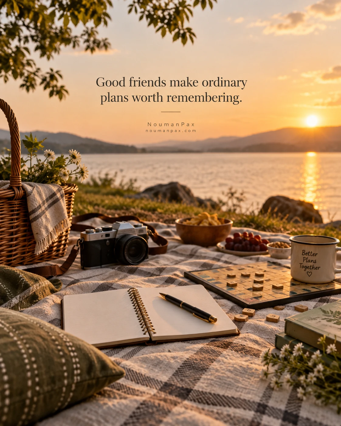 Good friends make ordinary plans worth remembering.