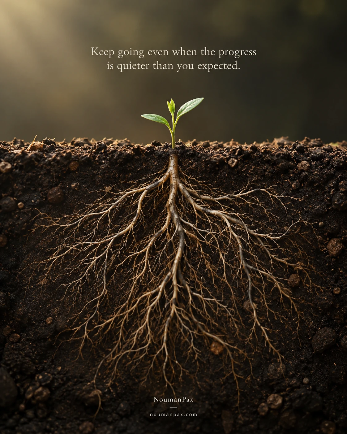 Keep going even when the progress is quieter than you expected.