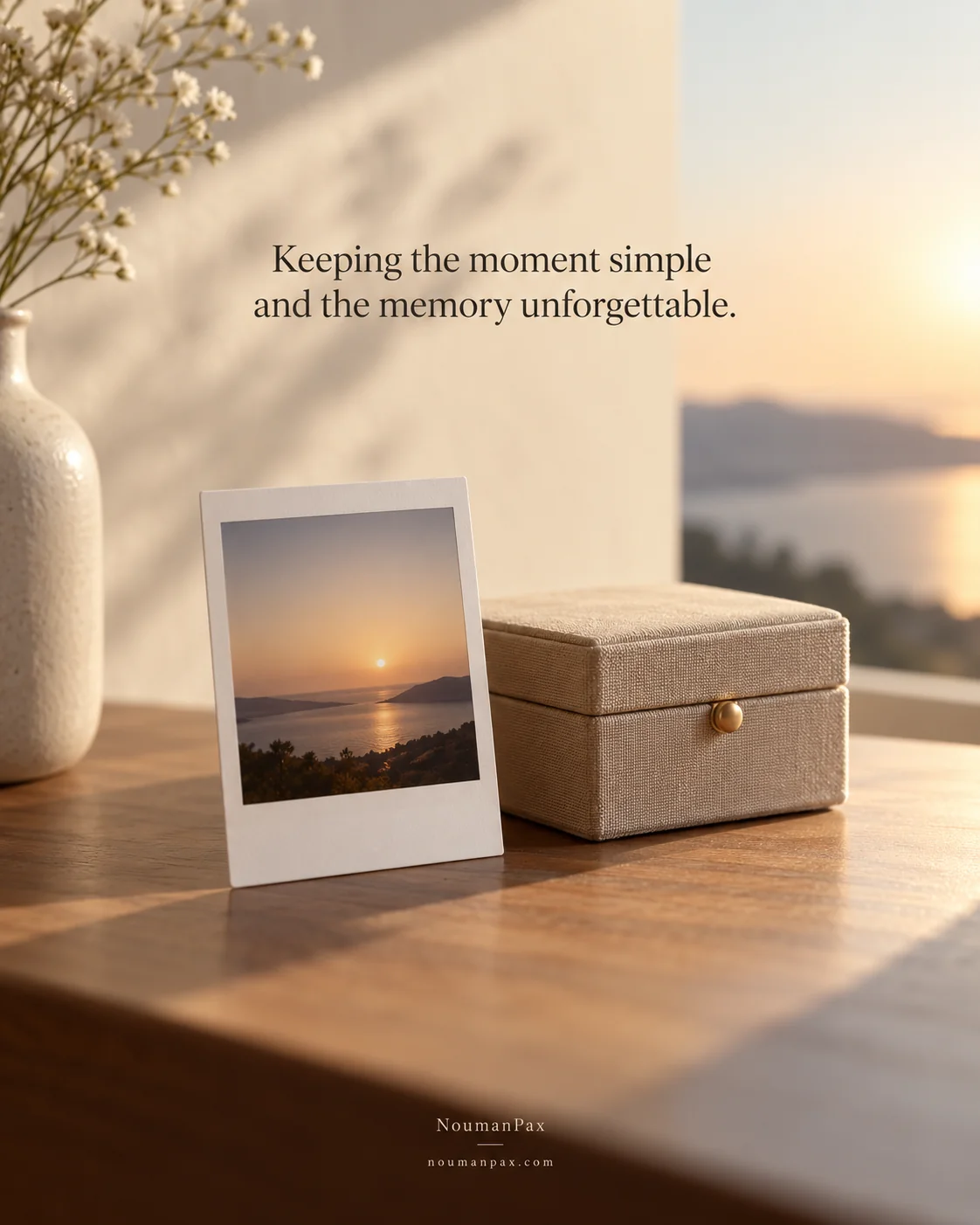 Keeping the moment simple and the memory unforgettable.