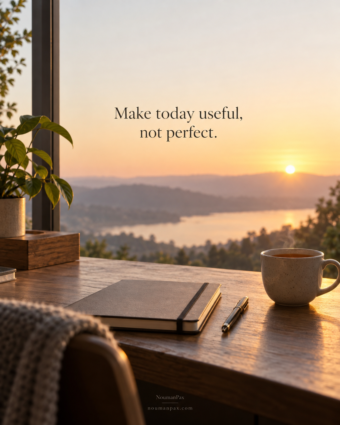 Make today useful, not perfect.