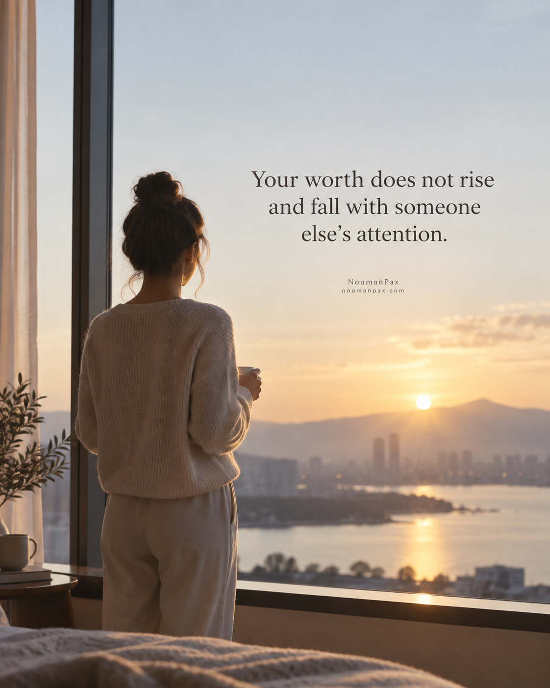 Your worth does not rise and fall with someone else’s attention.