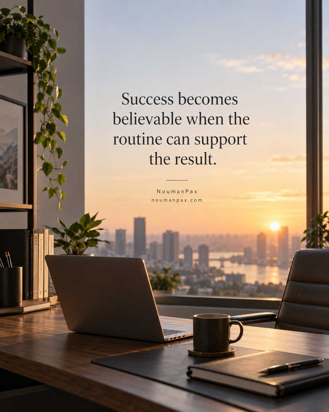 Success becomes believable when the routine can support the result.