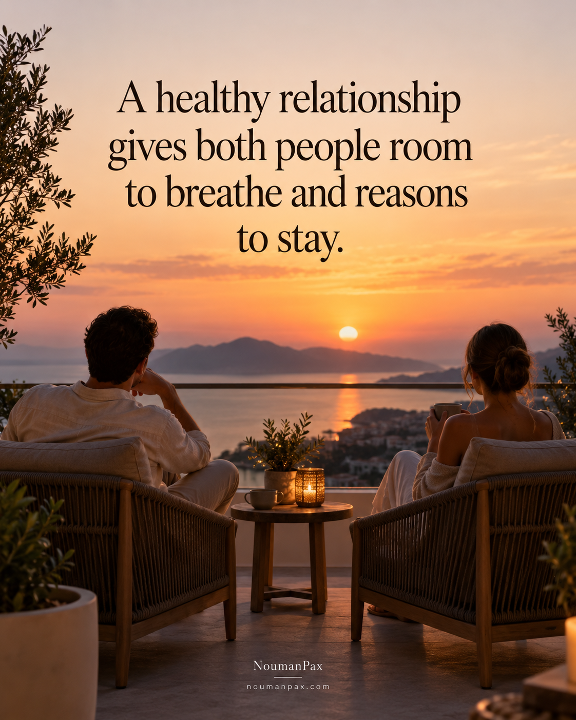 Relationship quote — healthy relationship room to breathe