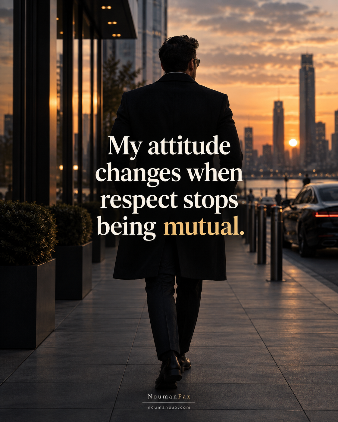My attitude changes when respect stops being mutual