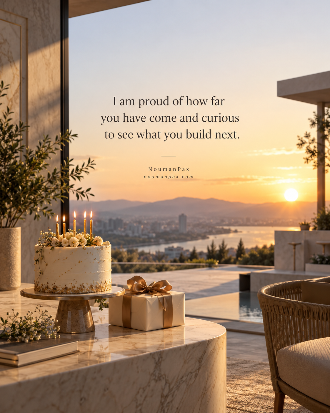 I am proud of how far you have come and curious to see what you build next.