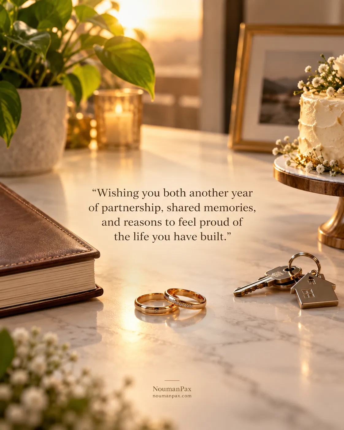 Wishing you both another year of partnership, shared memories, and reasons to feel proud of the life you have built.