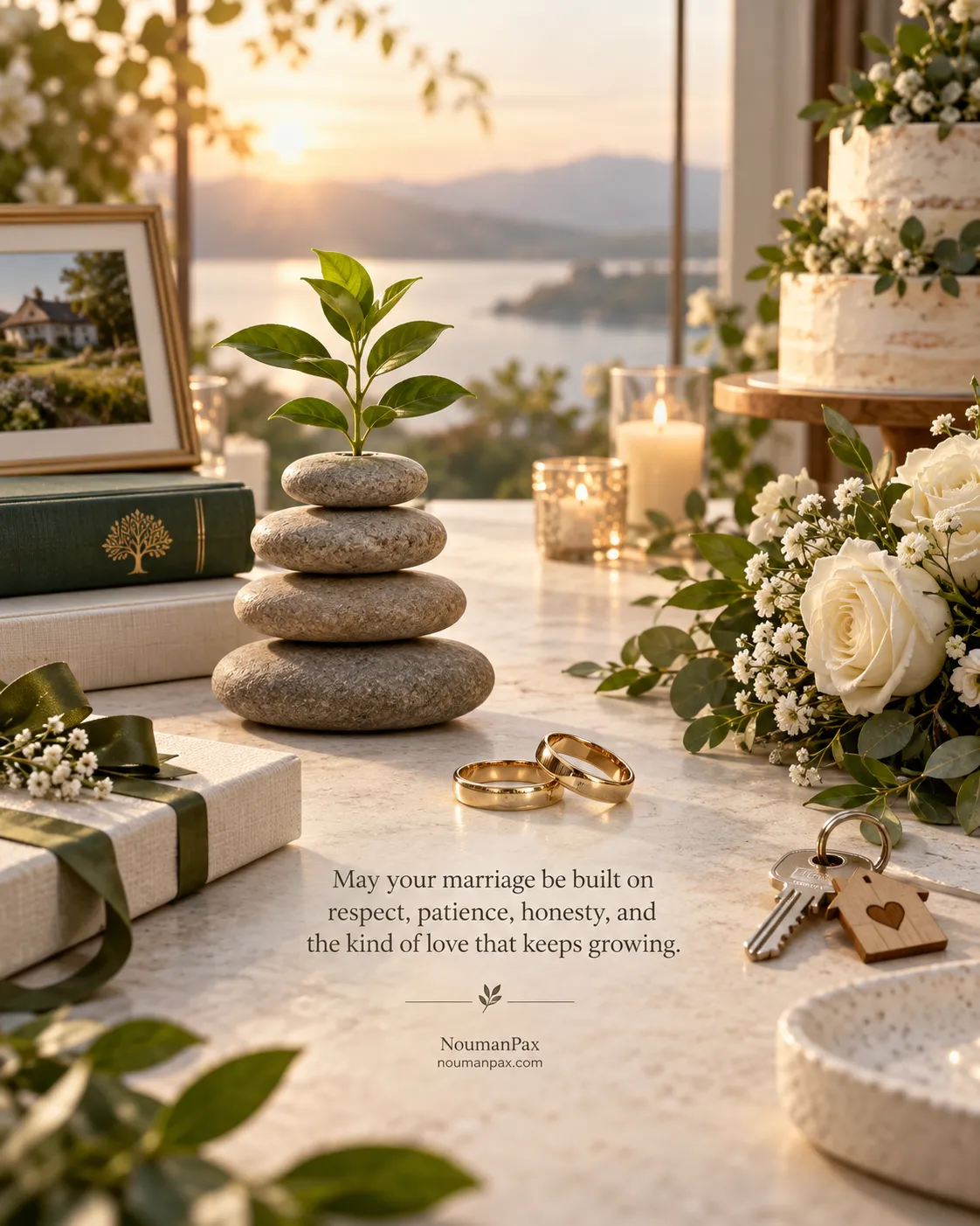 May your marriage be built on respect, patience, honesty, and the kind of love that keeps growing.
