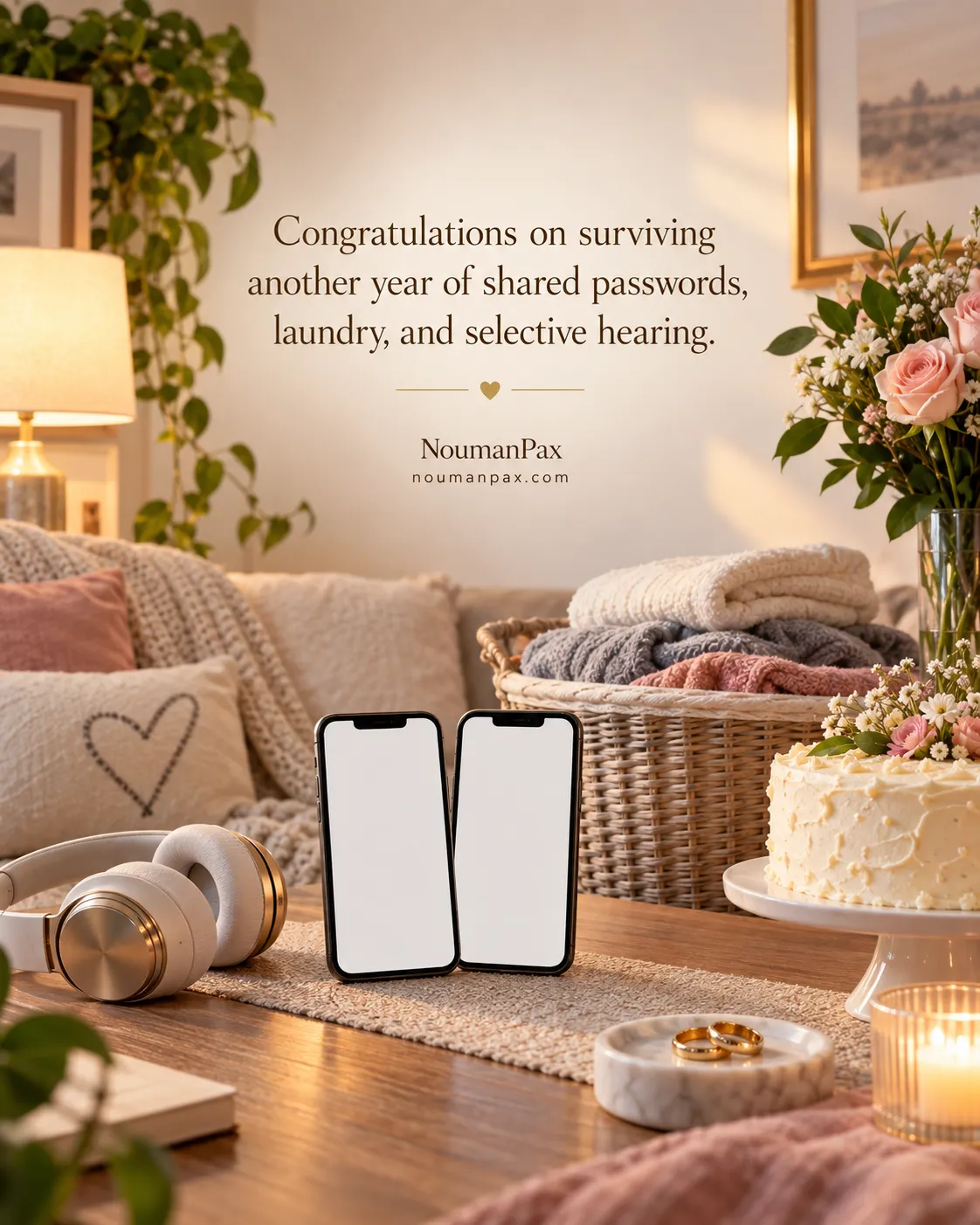 Congratulations on surviving another year of shared passwords, laundry, and selective hearing.