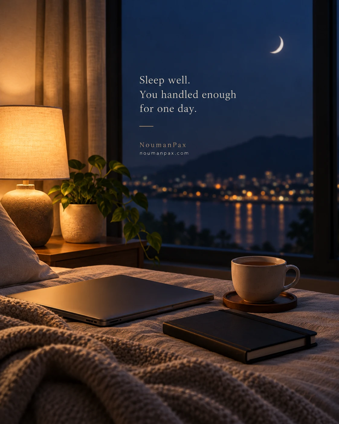 Sleep well. You handled enough for one day.