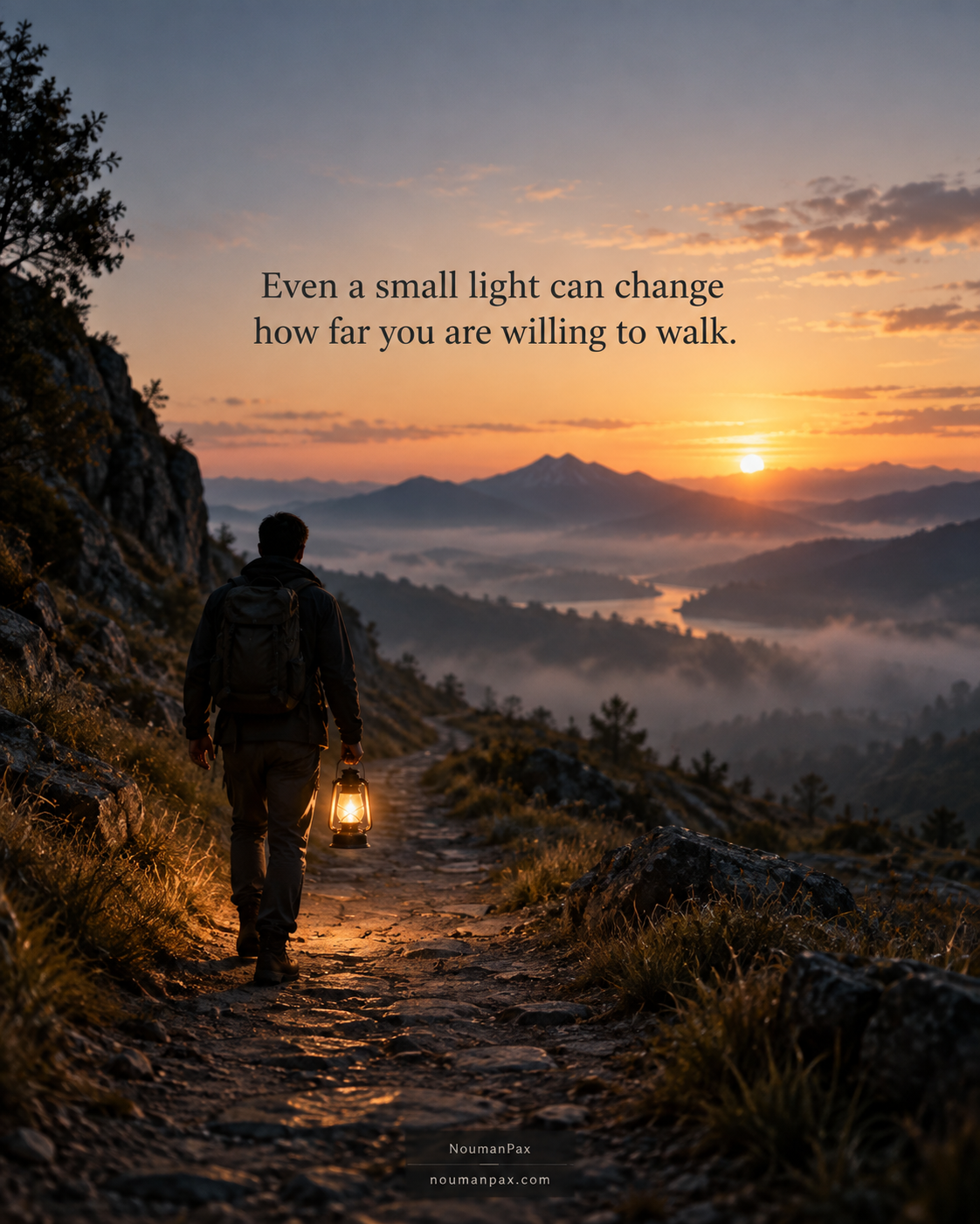 Small light changes how far you walk