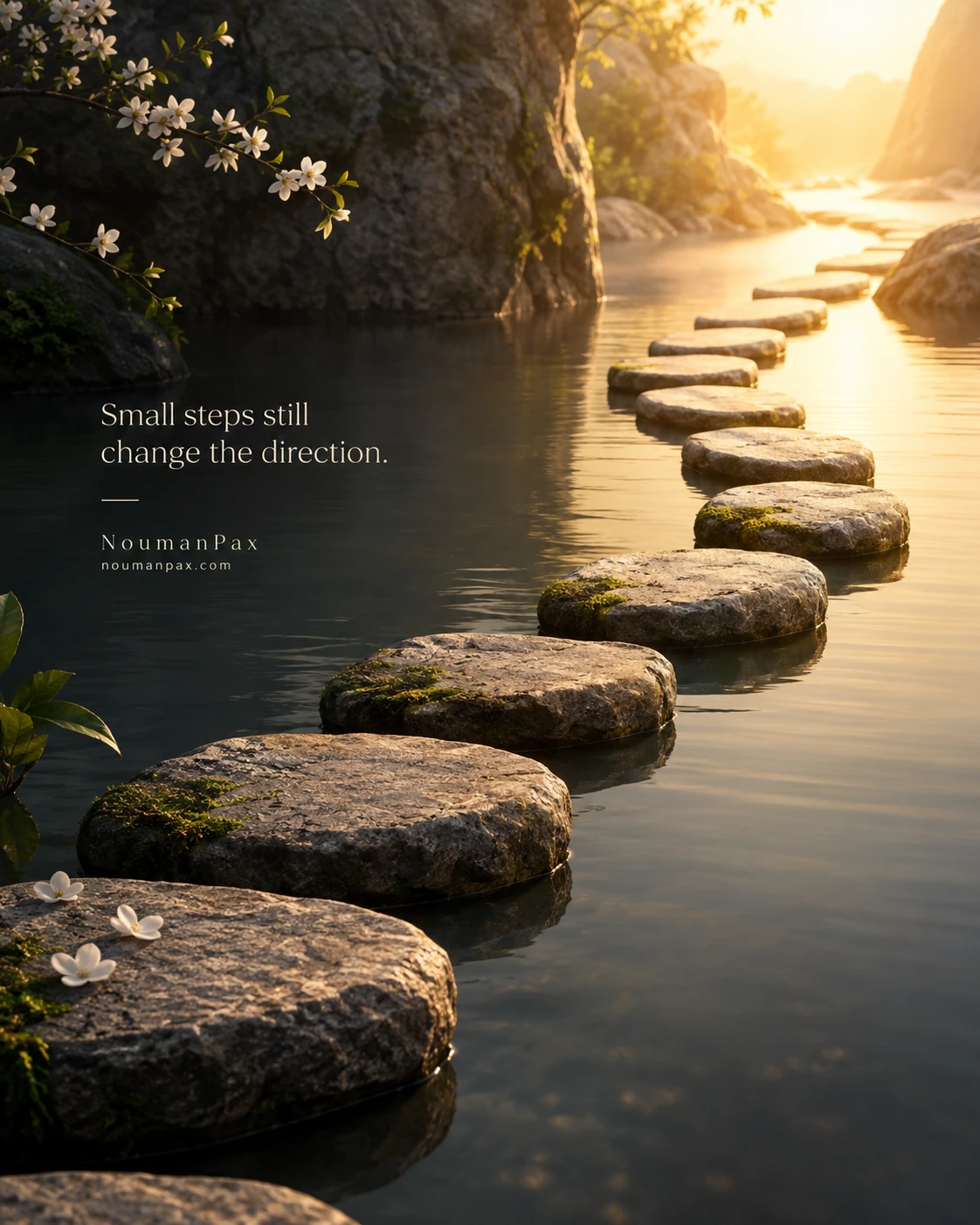 Small steps still change the direction.
