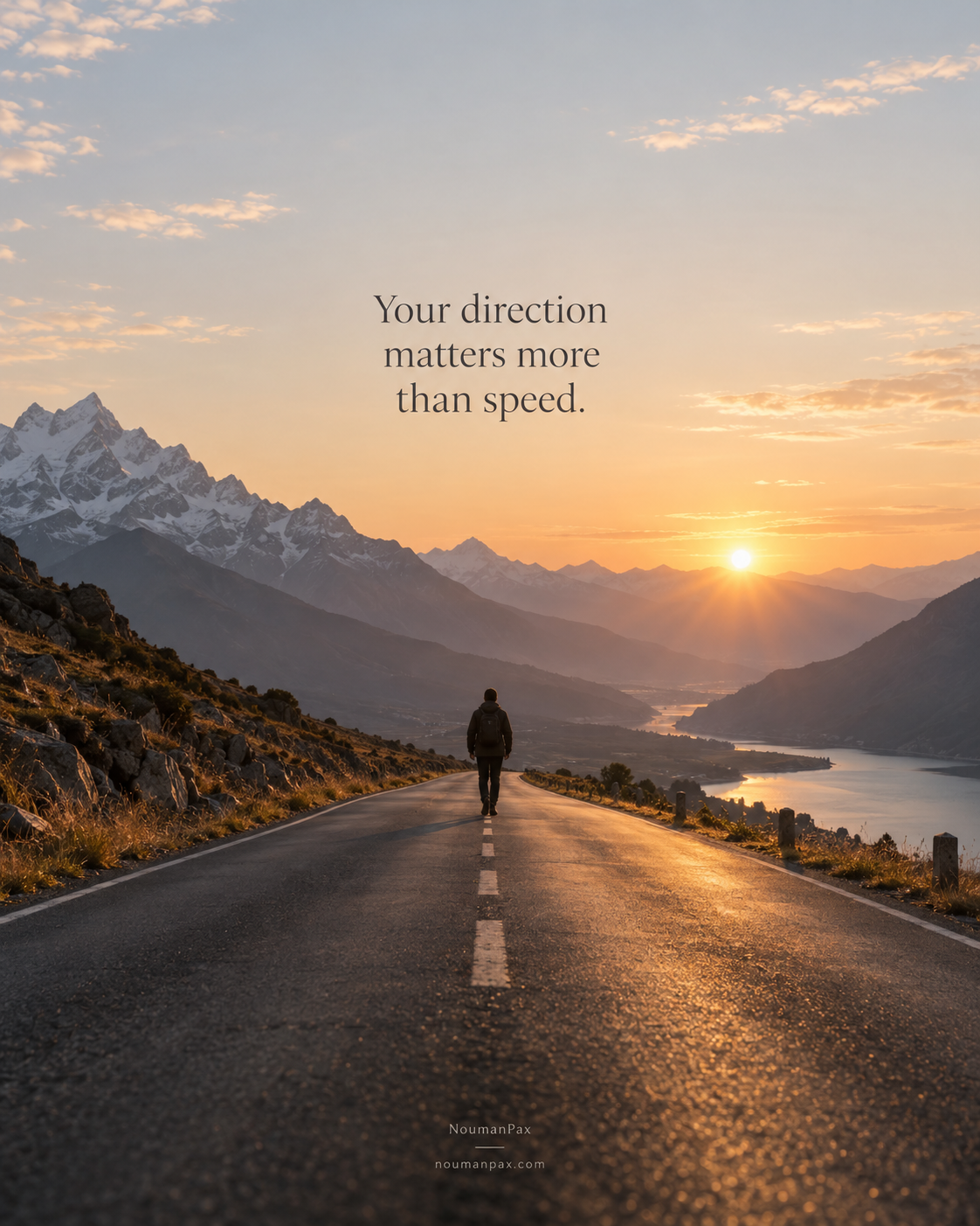 Your direction matters more than speed.