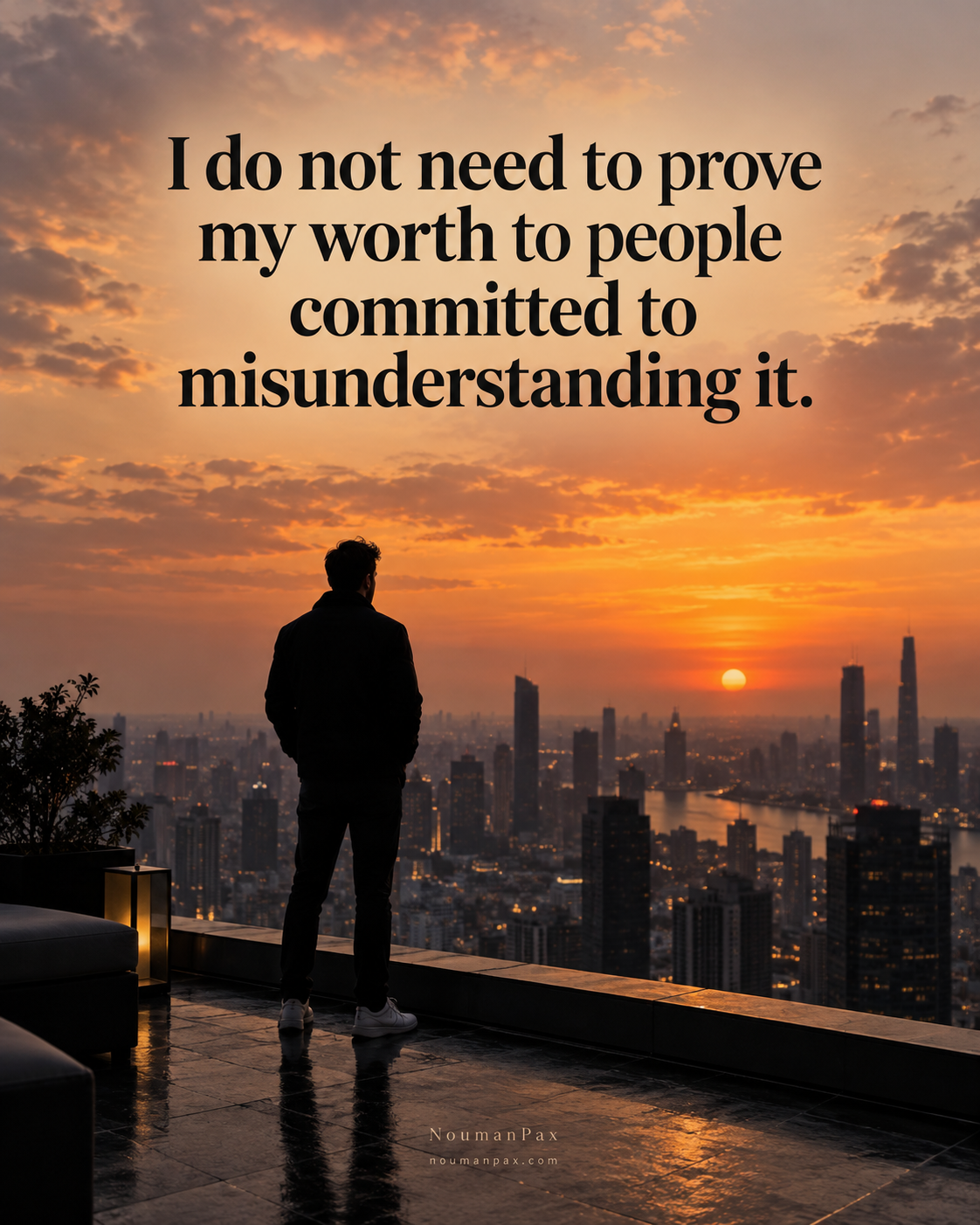I do not need to prove my worth