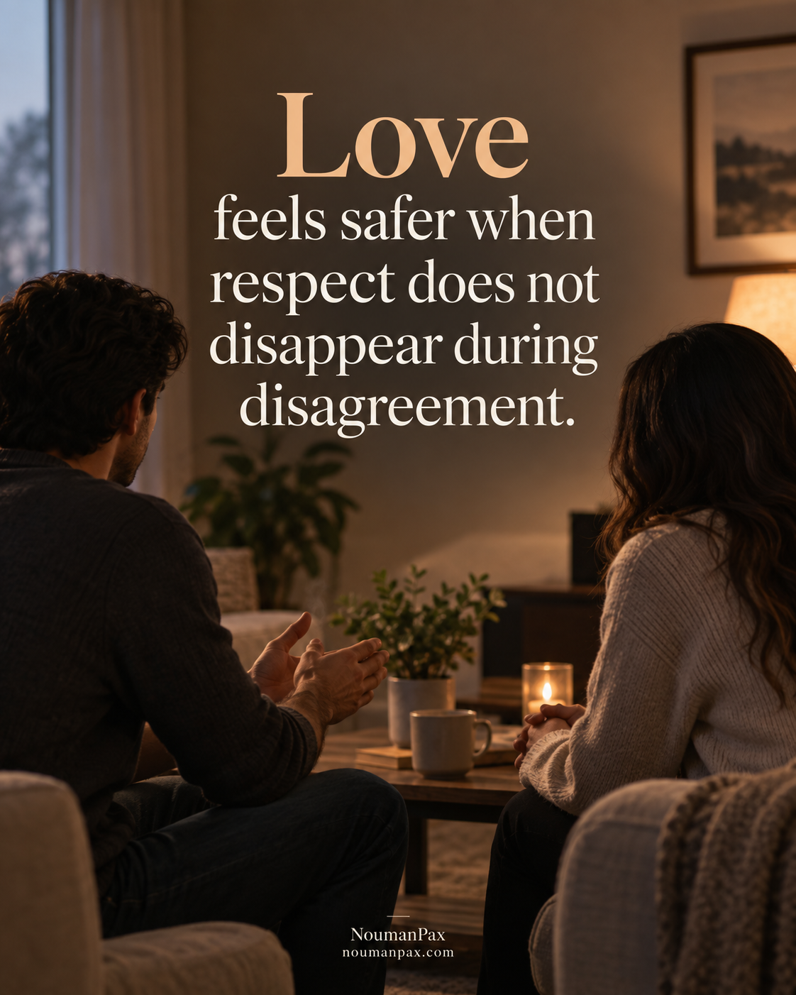 Relationship quote — love respect during disagreement