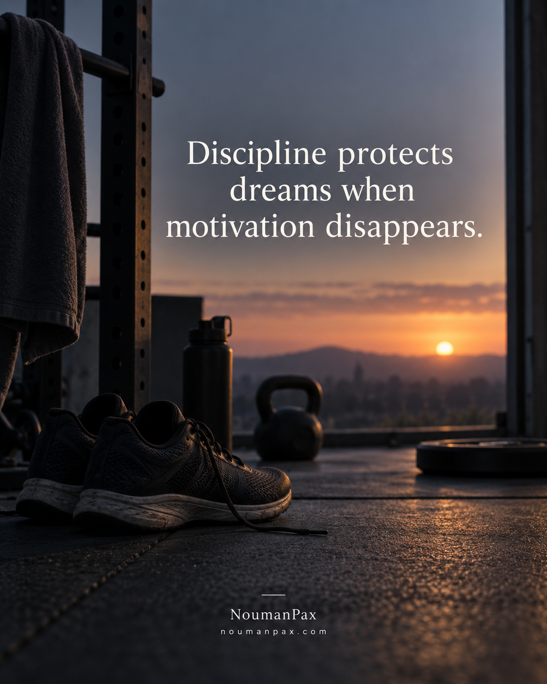Discipline protects dreams