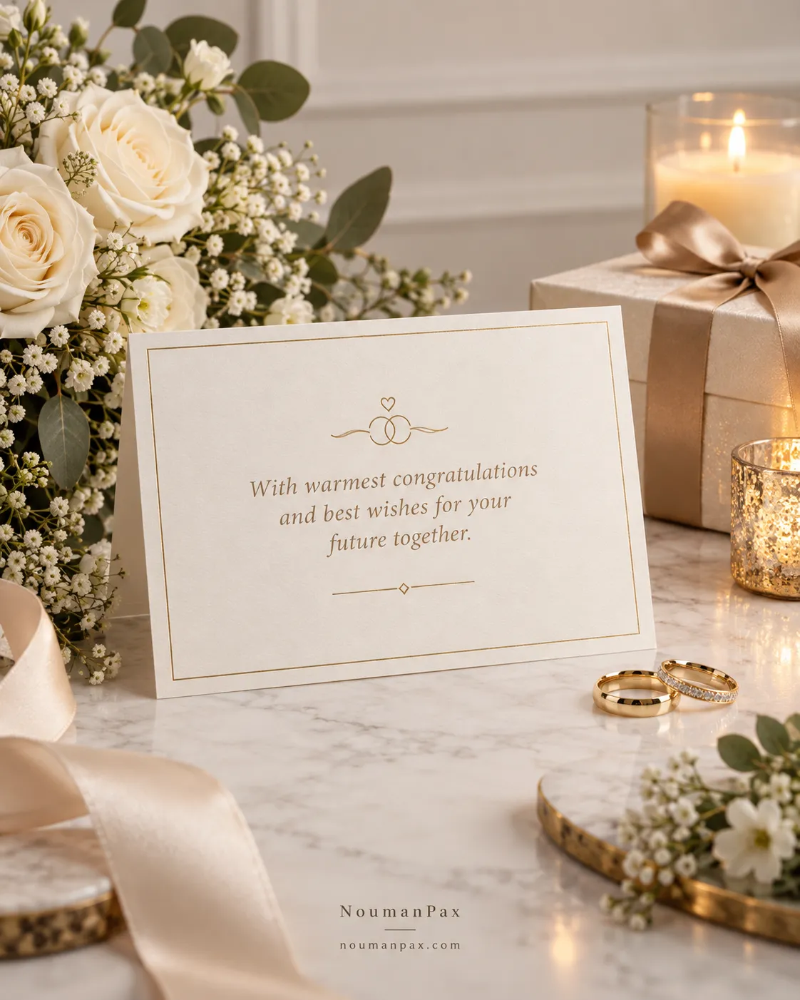 Formal Wedding Wishes for a Card
