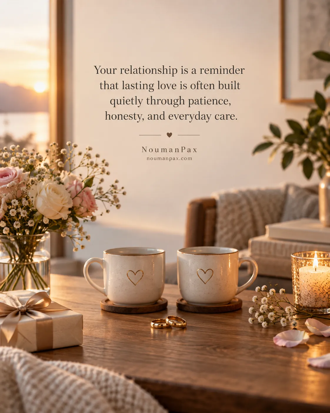 Your relationship is a reminder that lasting love is often built quietly through patience, honesty, and everyday care.