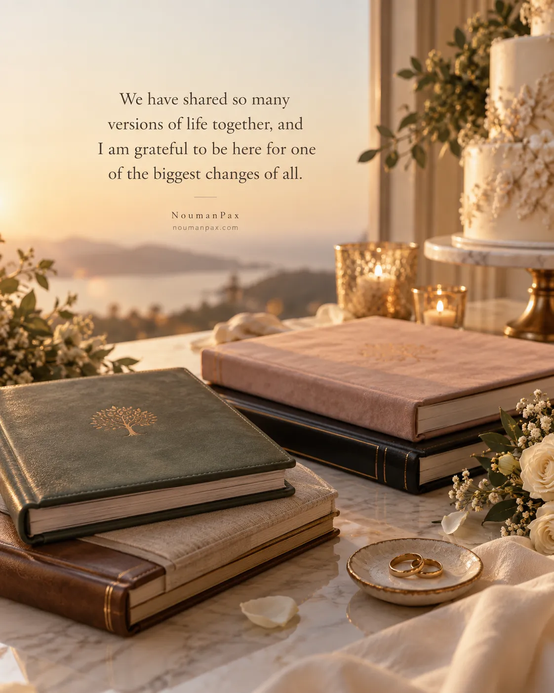 We have shared so many versions of life together, and I am grateful to be here for one of the biggest changes of all.