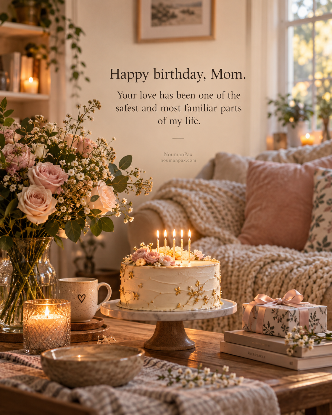 Happy birthday, Mom. Your love has been one of the safest and most familiar parts of my life.