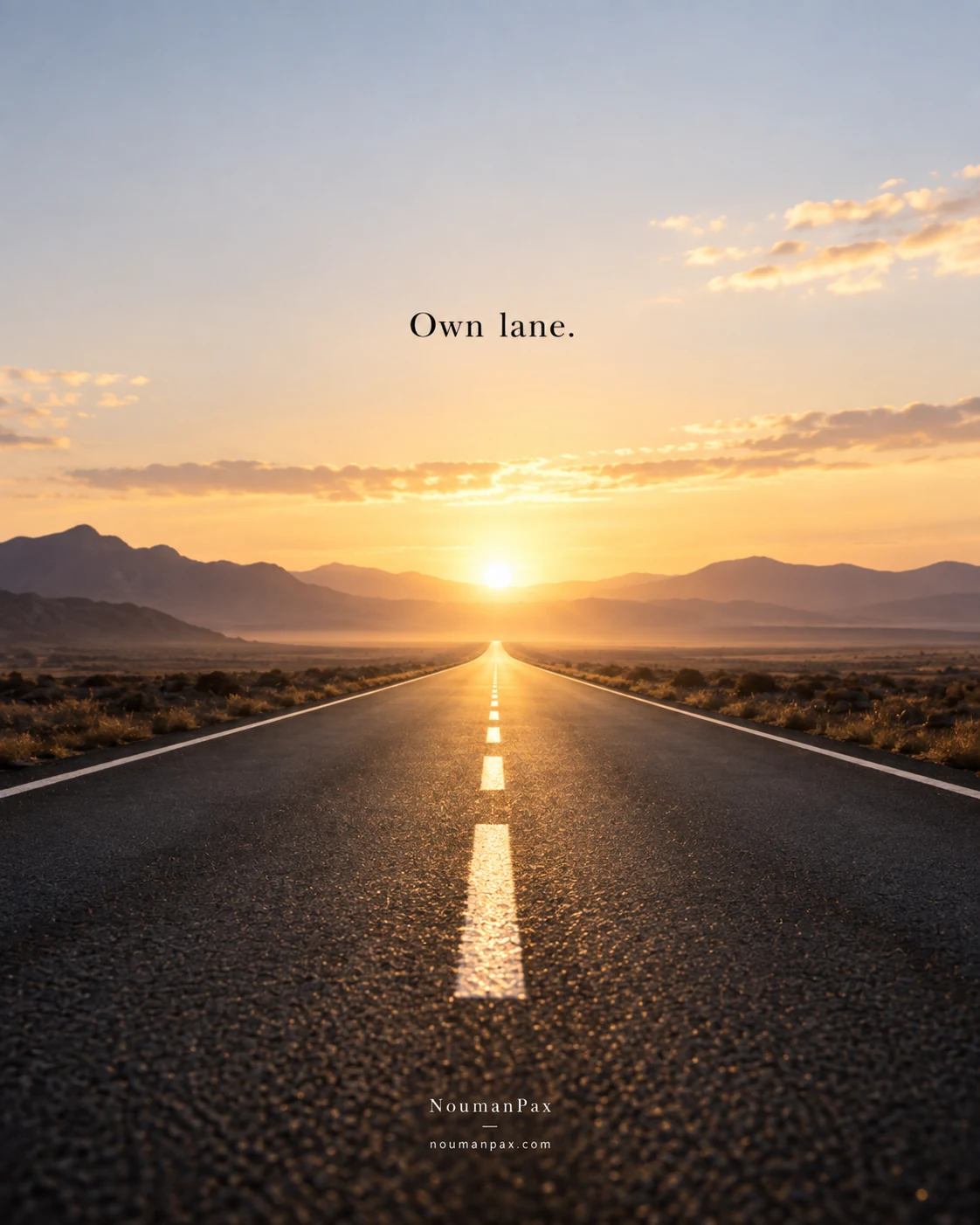 Own lane.