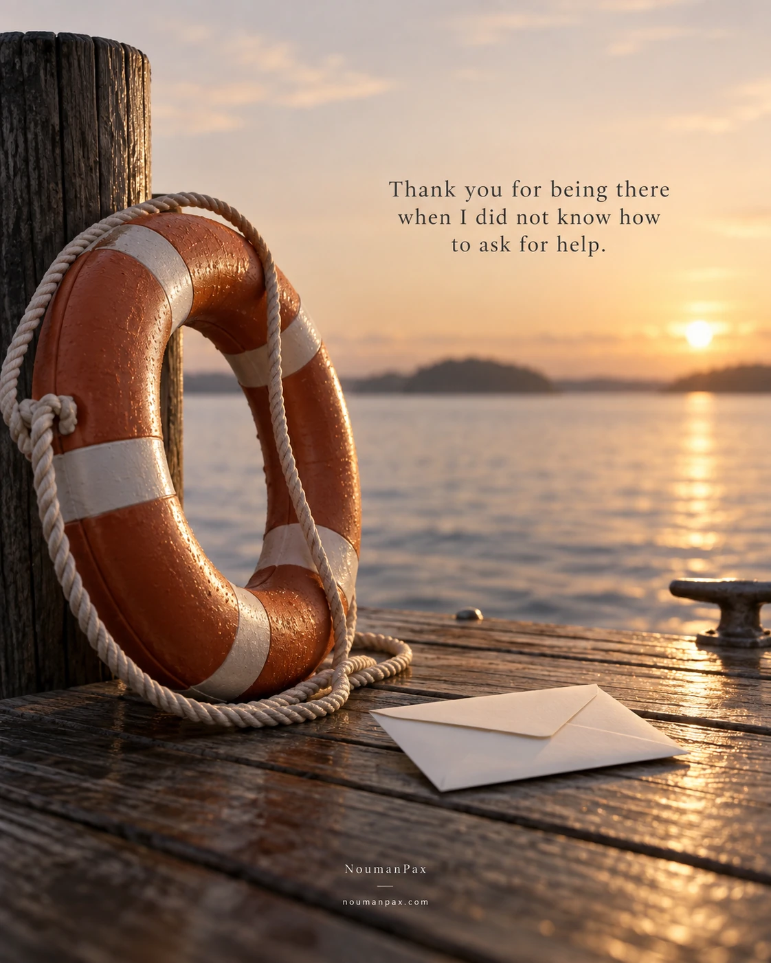 Thank you for being there when I did not know how to ask for help.