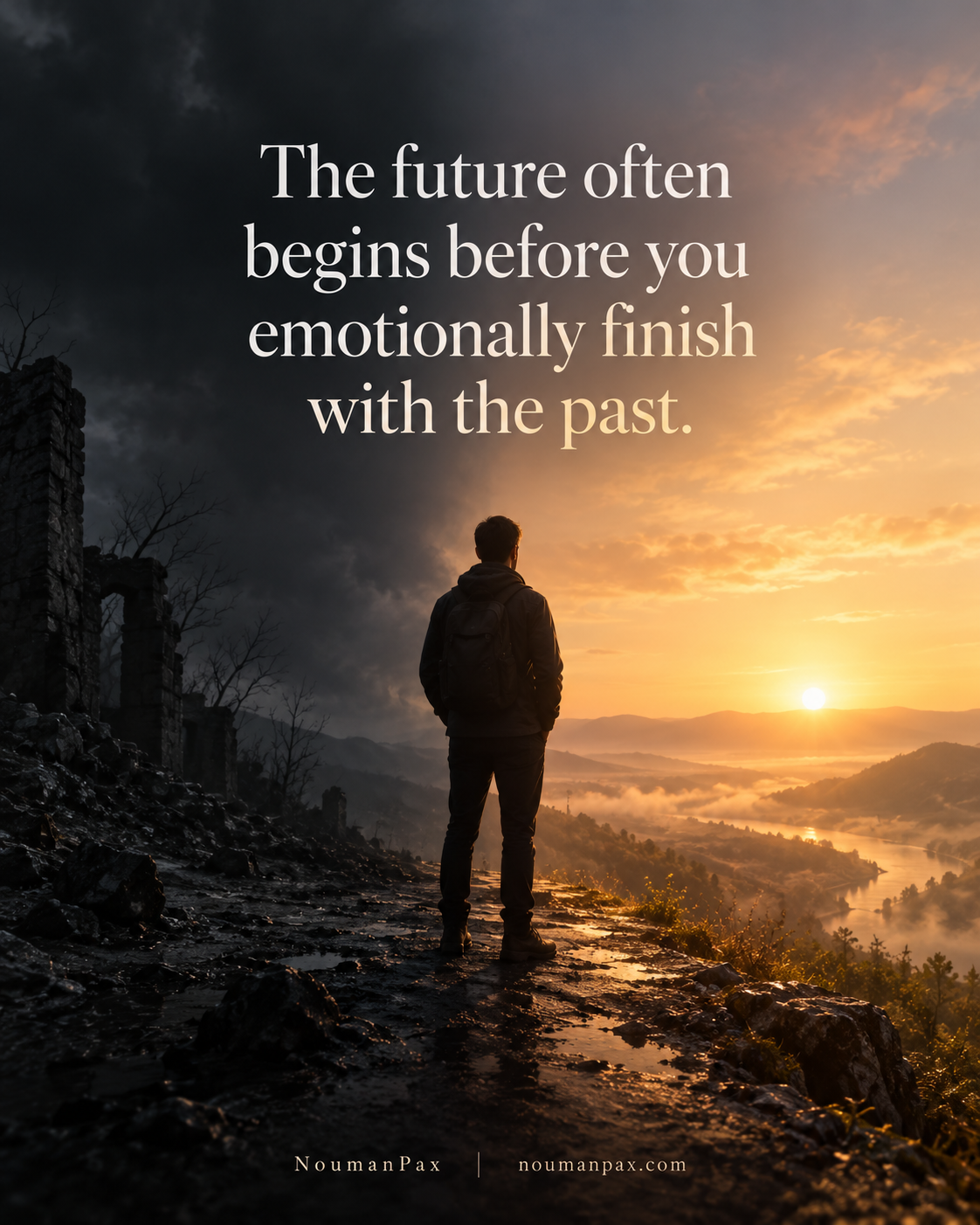 The future often begins before the past ends