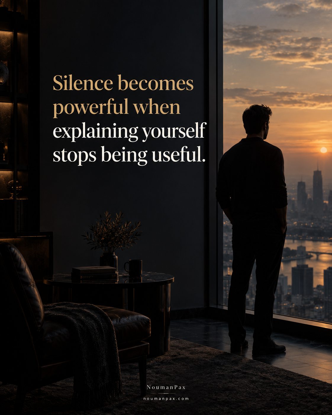 Silence becomes powerful