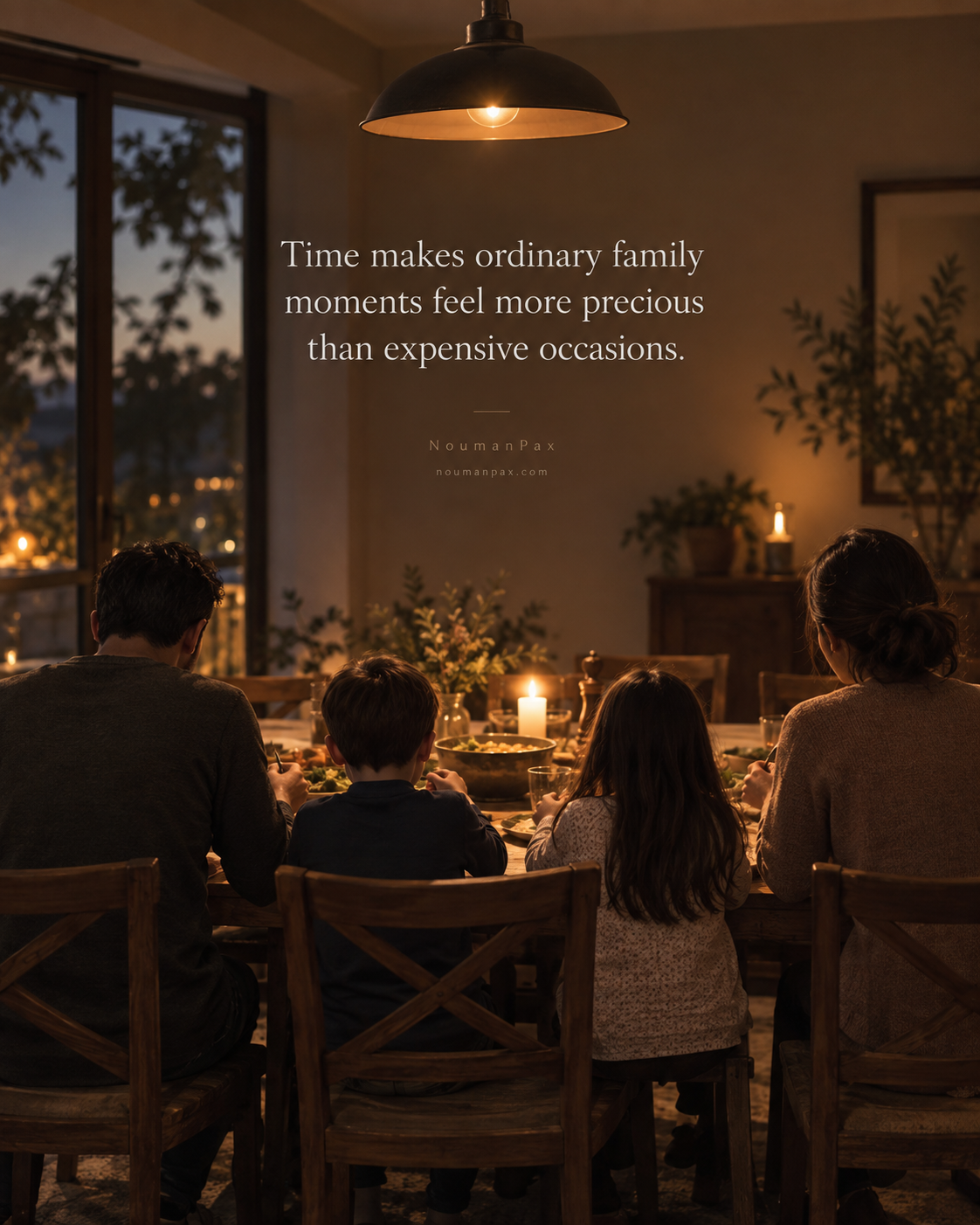 Time makes ordinary family moments feel more precious than expensive occasions.