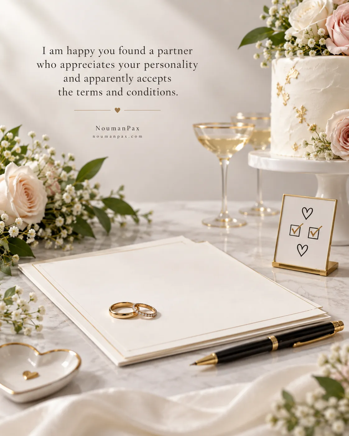 Funny Wedding Wishes for Friends
