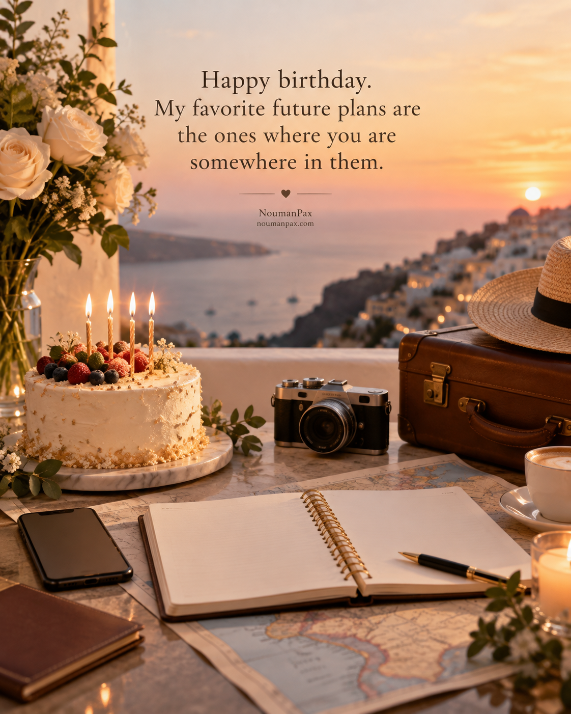 Happy birthday. My favorite future plans are the ones where you are somewhere in them.