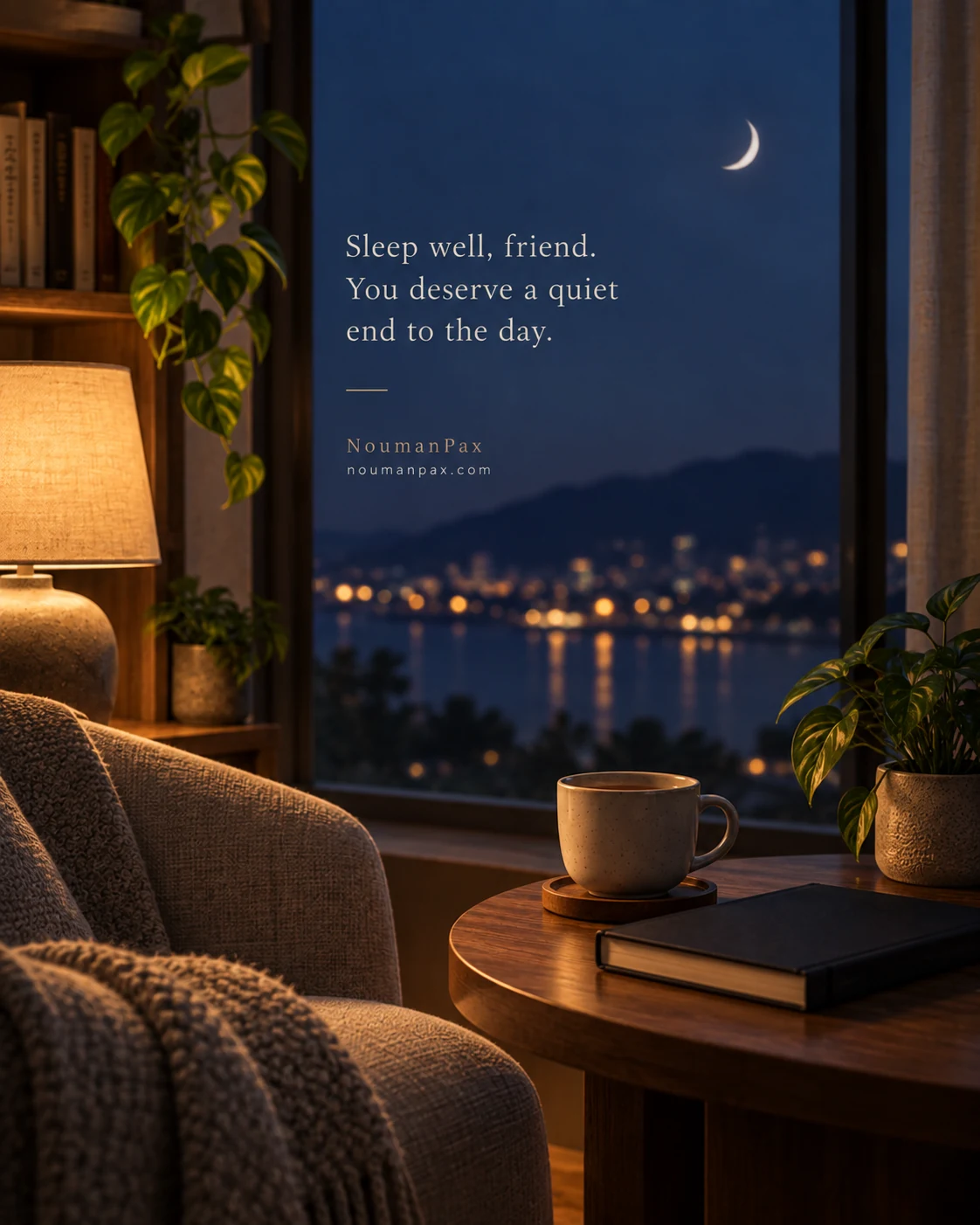 Sleep well, friend. You deserve a quiet end to the day.
