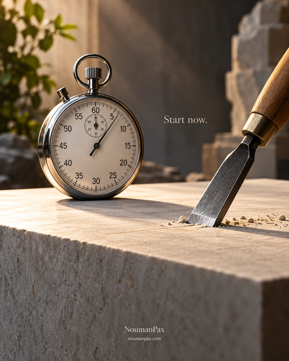 Start now.