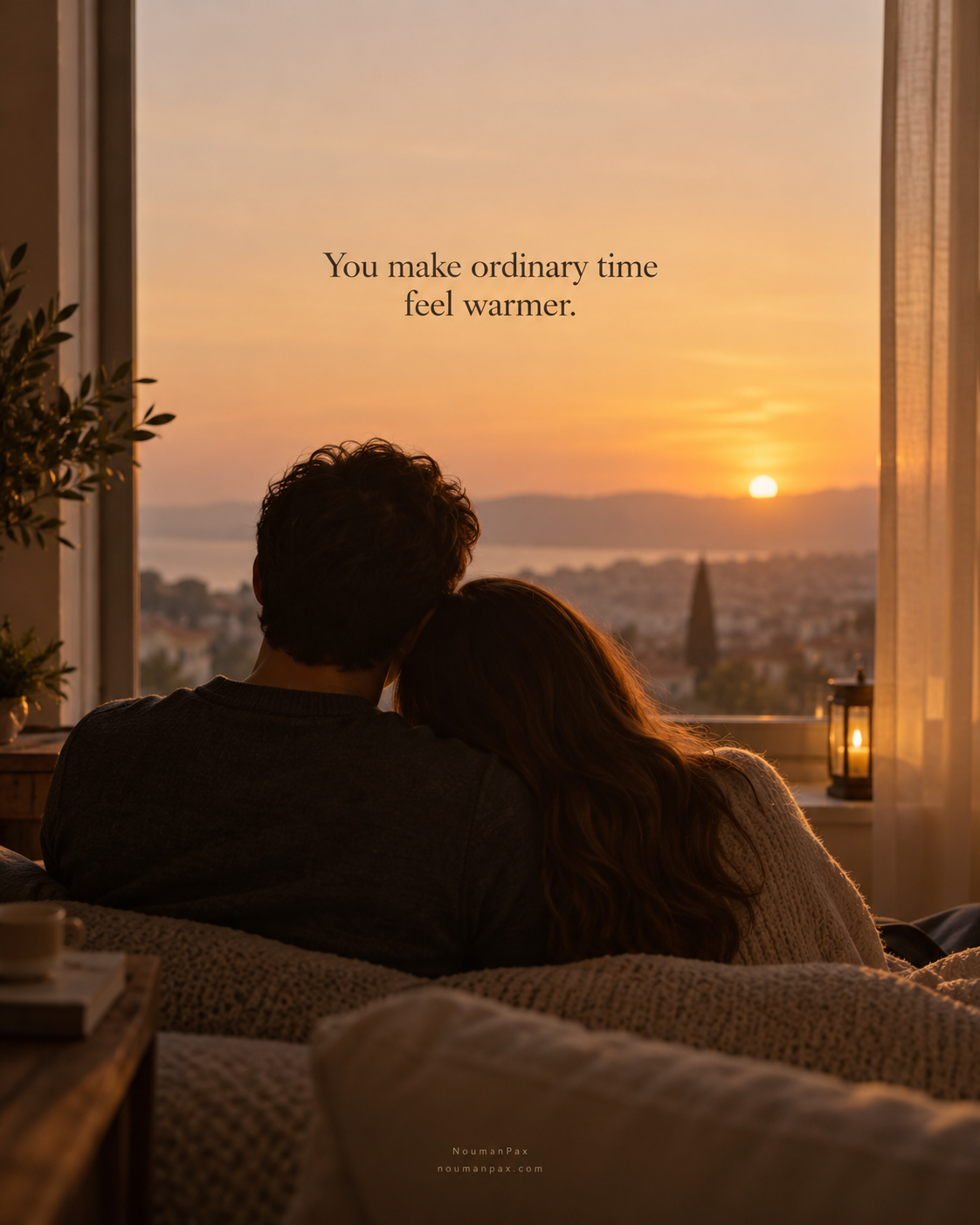 You make ordinary time feel warmer.