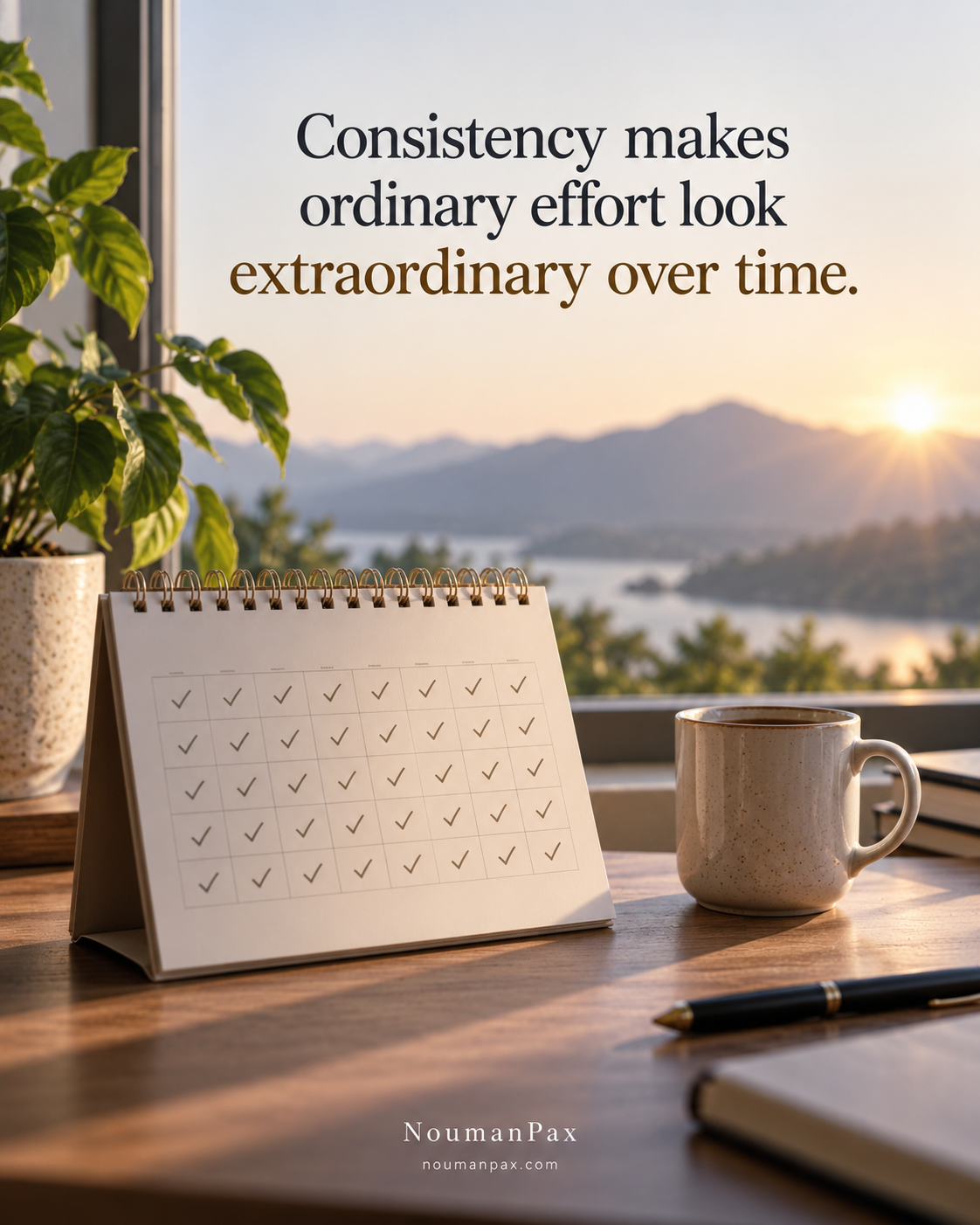 Consistency makes effort extraordinary