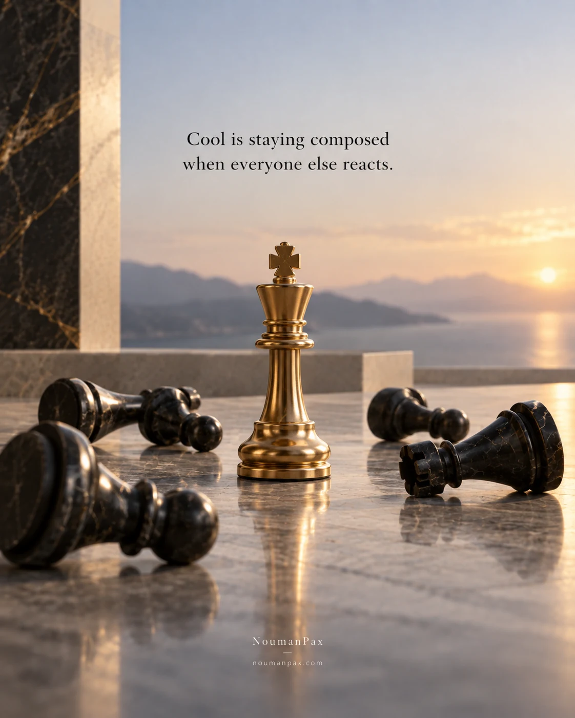 Cool is staying composed when everyone else reacts.