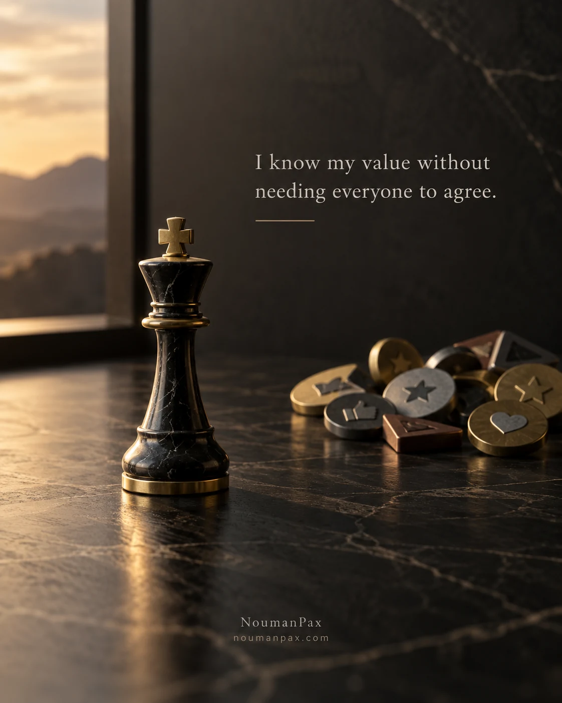 I know my value without needing everyone to agree.