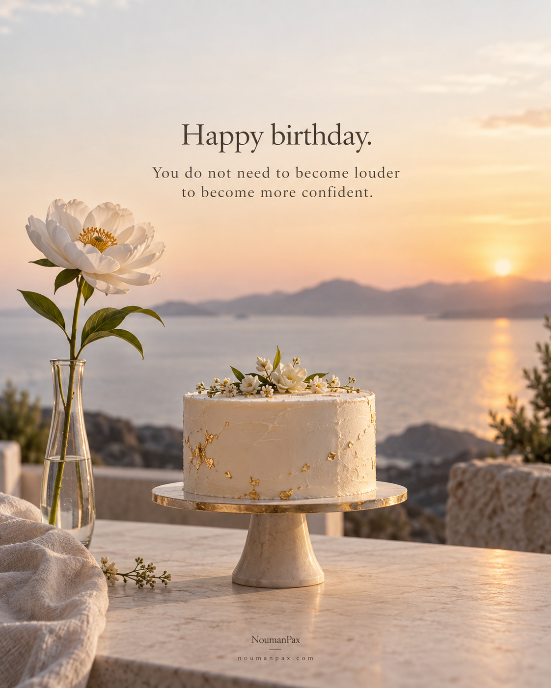 Birthday Wishes About Confidence — Inspirational quiet