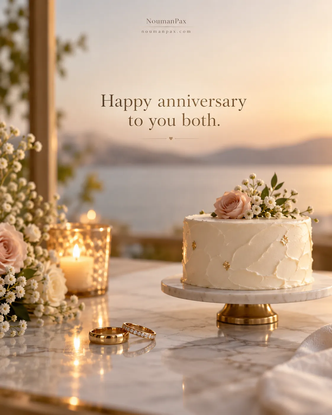 Happy anniversary to you both.