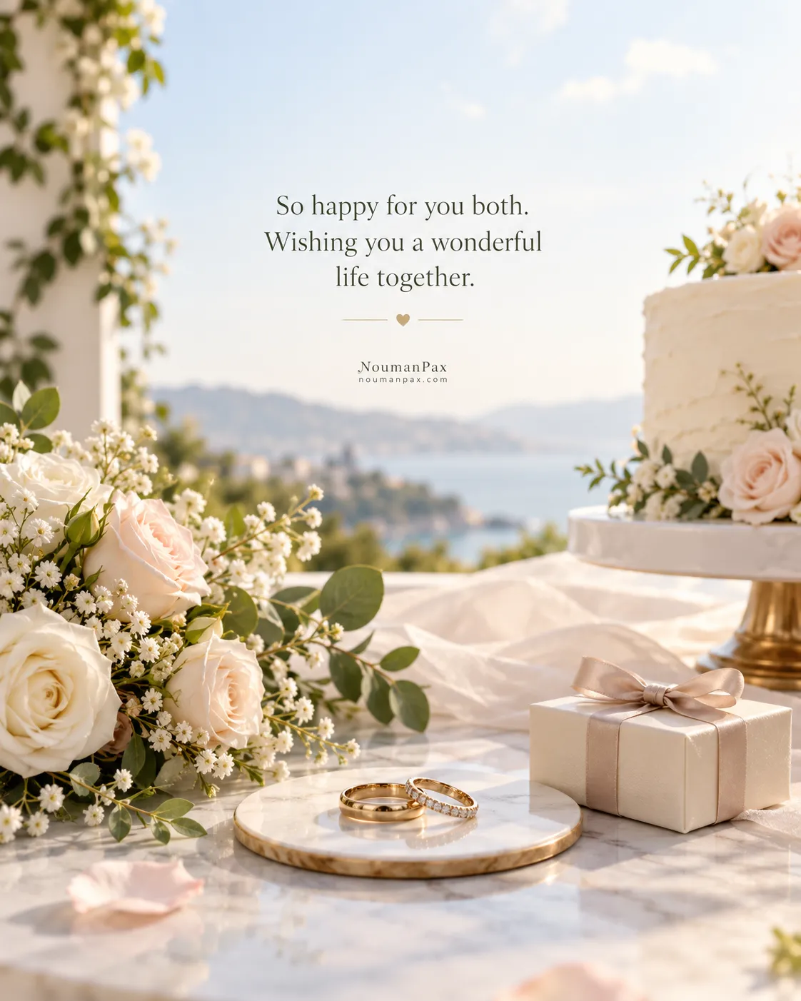 So happy for you both. Wishing you a wonderful life together.