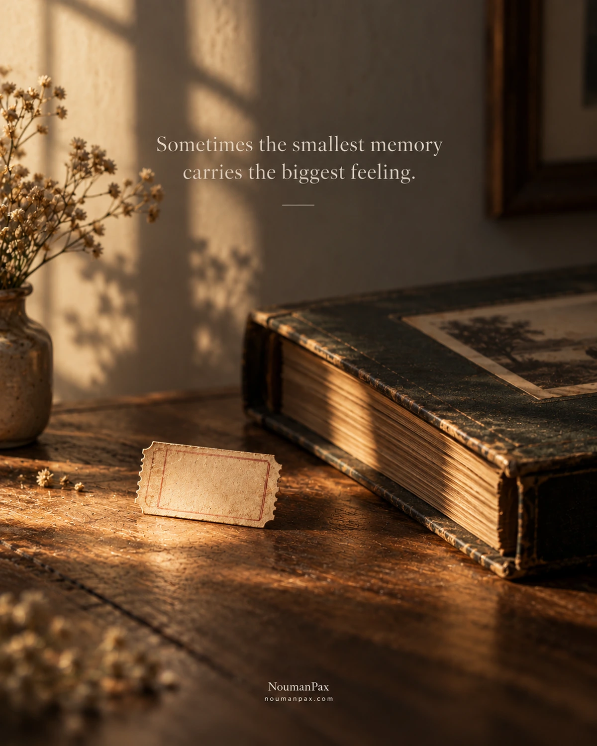 Sometimes the smallest memory carries the biggest feeling.