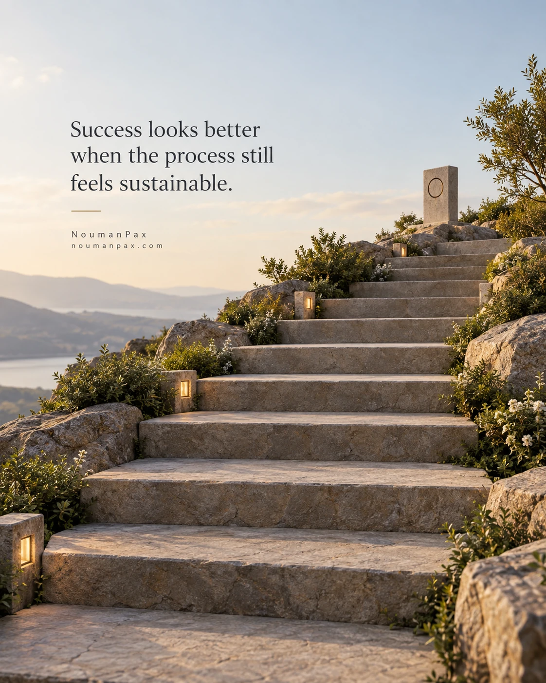 Success looks better when the process still feels sustainable.