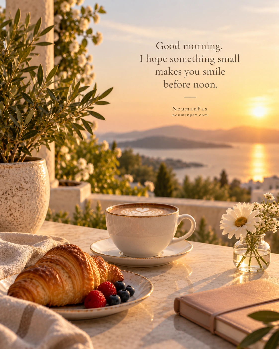 Good morning. I hope something small makes you smile before noon.