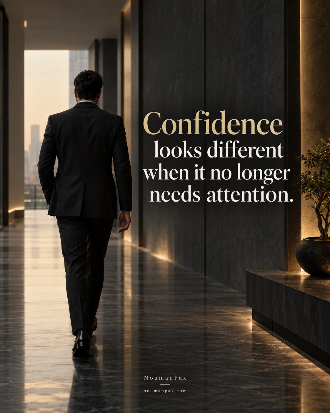 Confidence looks different