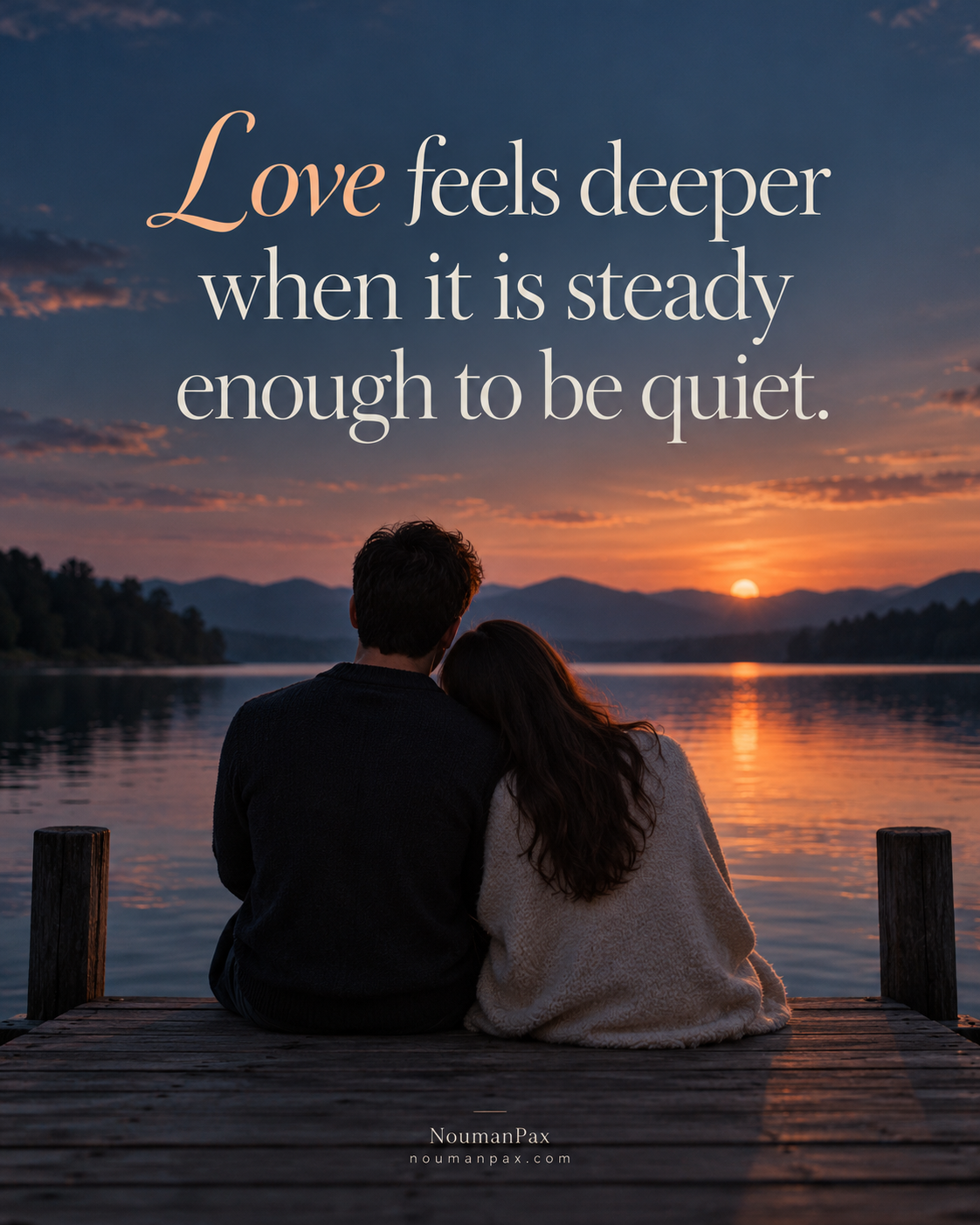 Love feels deeper by the lake
