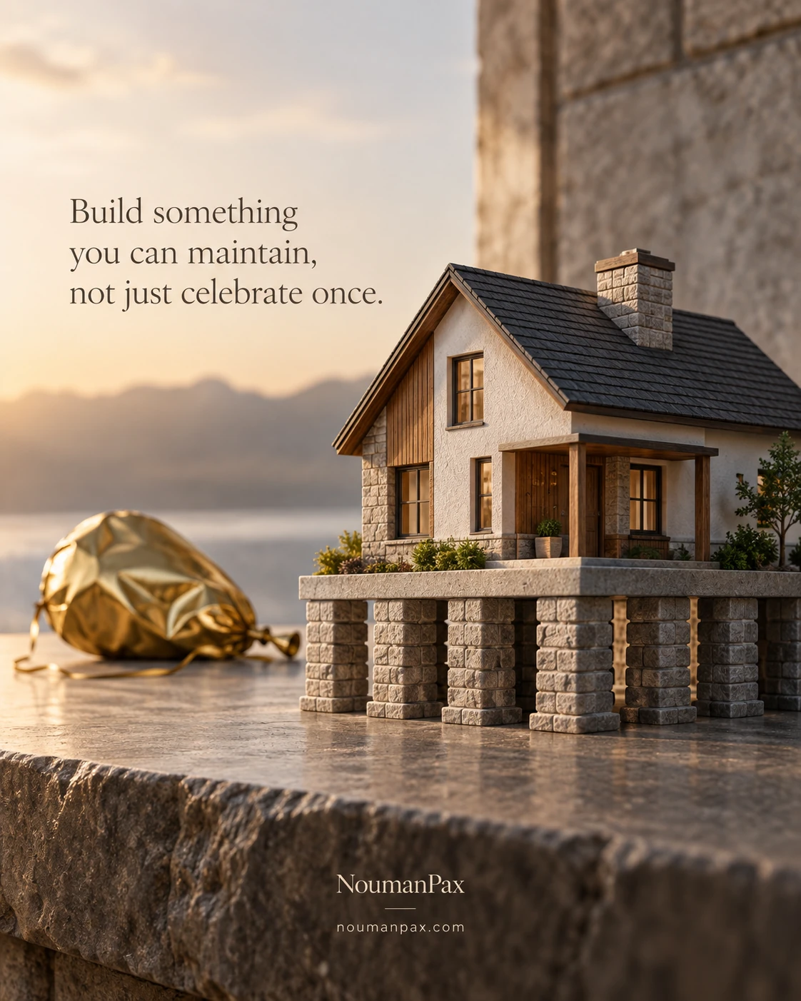 Build something you can maintain, not just celebrate once.