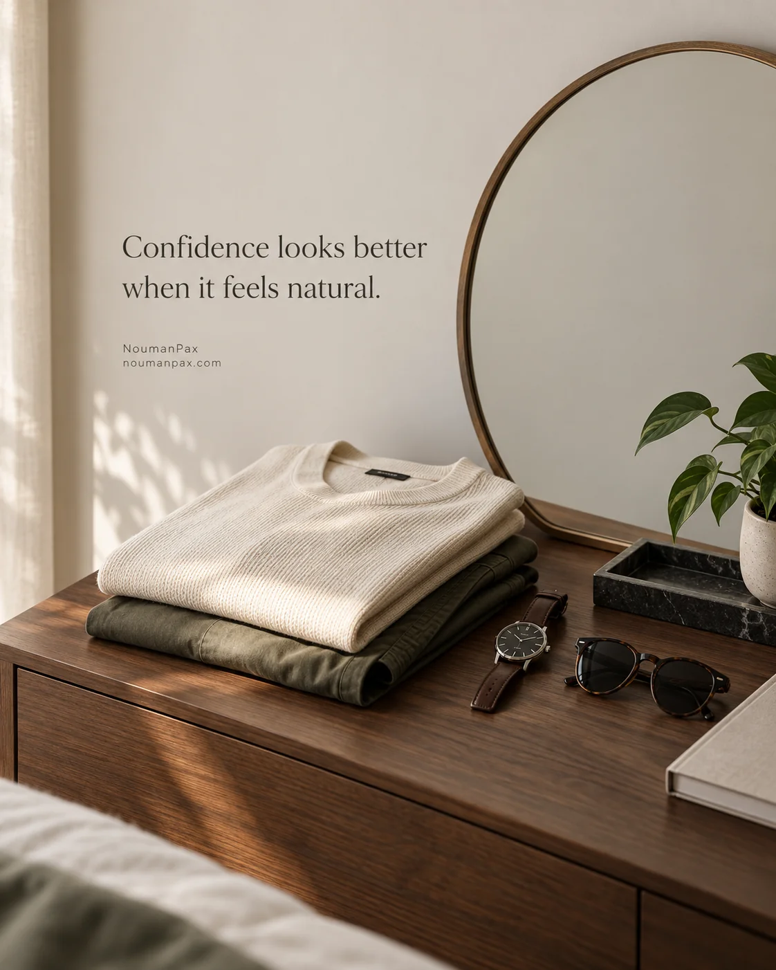 Confidence looks better when it feels natural.